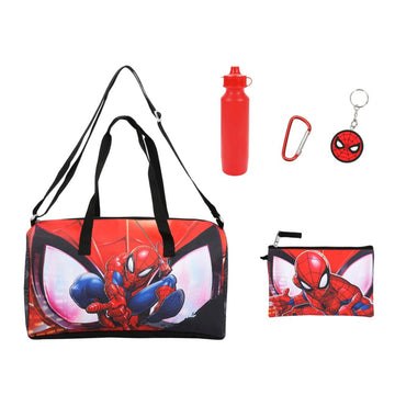 Bioworld Spider-Man Hero & Mask 5-Piece Duffel Bag Set