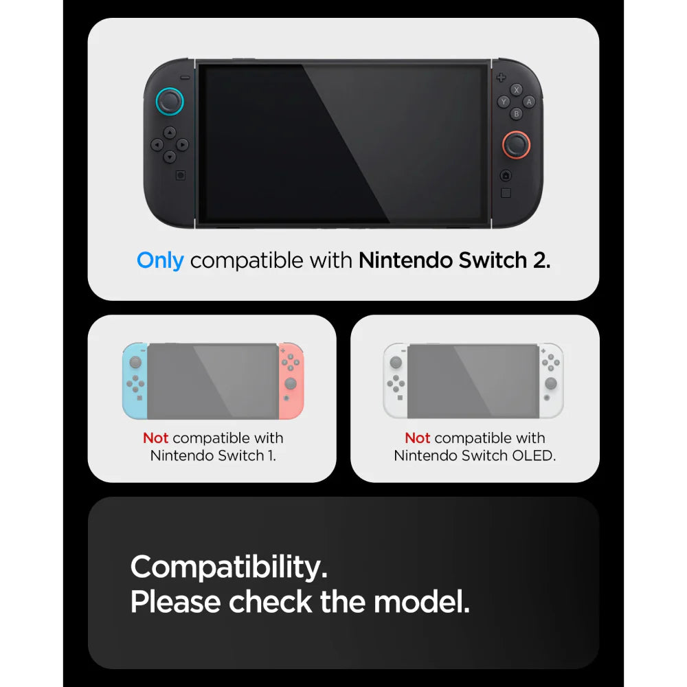 Bundle: Nintendo Switch 2 256GB Console + Spigen Klasden Pouch + Spigen Air Fit + Switch 2 Pro Controller + Mario Kart World