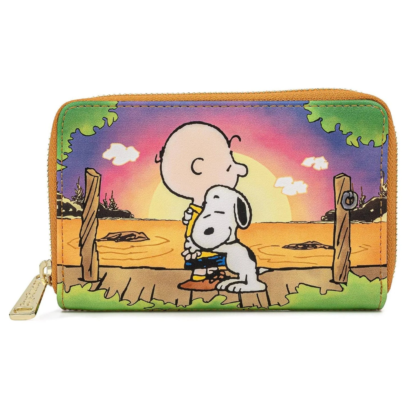 Disney Peanuts Charlie Snoopy Ziparound Wallet