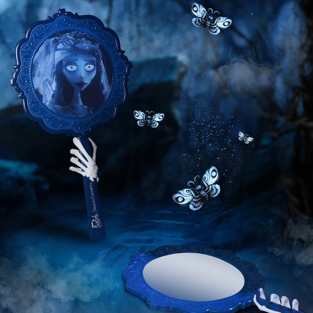 Tim Burton's Corpse Bride X Beauty Creations "Learn Your Vows" Handheld Mirror