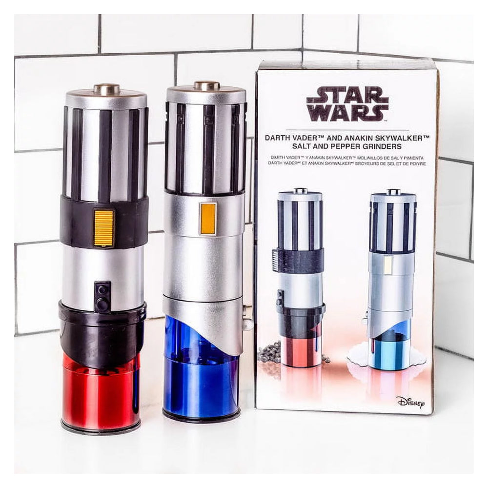 Star Wars SP/SRW/LVAD Lightsaber Electric Salt & Pepper Mill Grinder Set - Multicolor