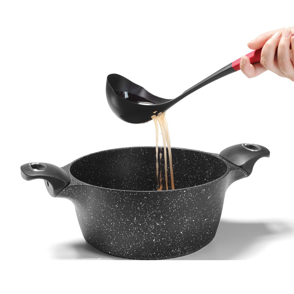 Starfrit Nylon Soup Ladle - Red/Black