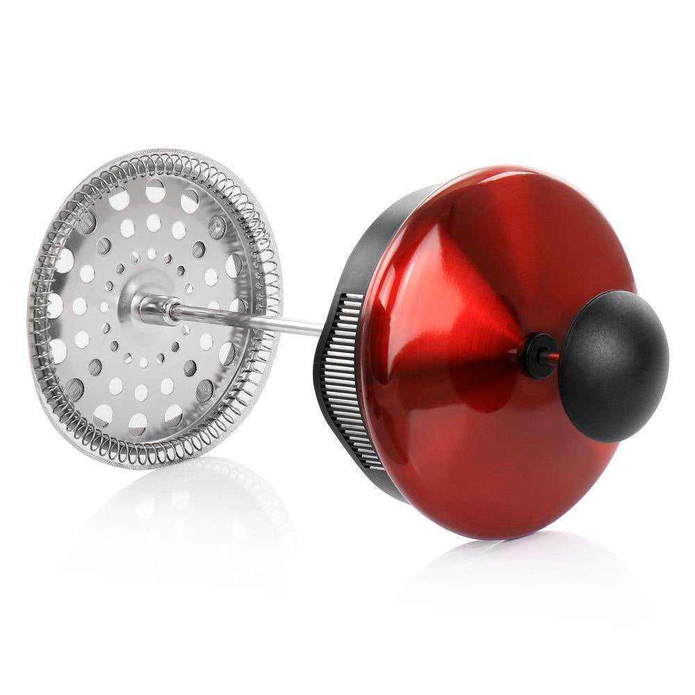 Cafetera de prensa francesa de 3 tazas Mr. Coffee, color rojo