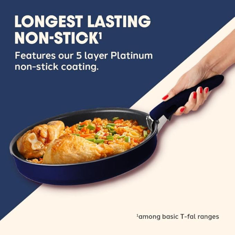 T-fal Ingenio Expertise Non-Stick Cookware (Set of 14) - Cobalt