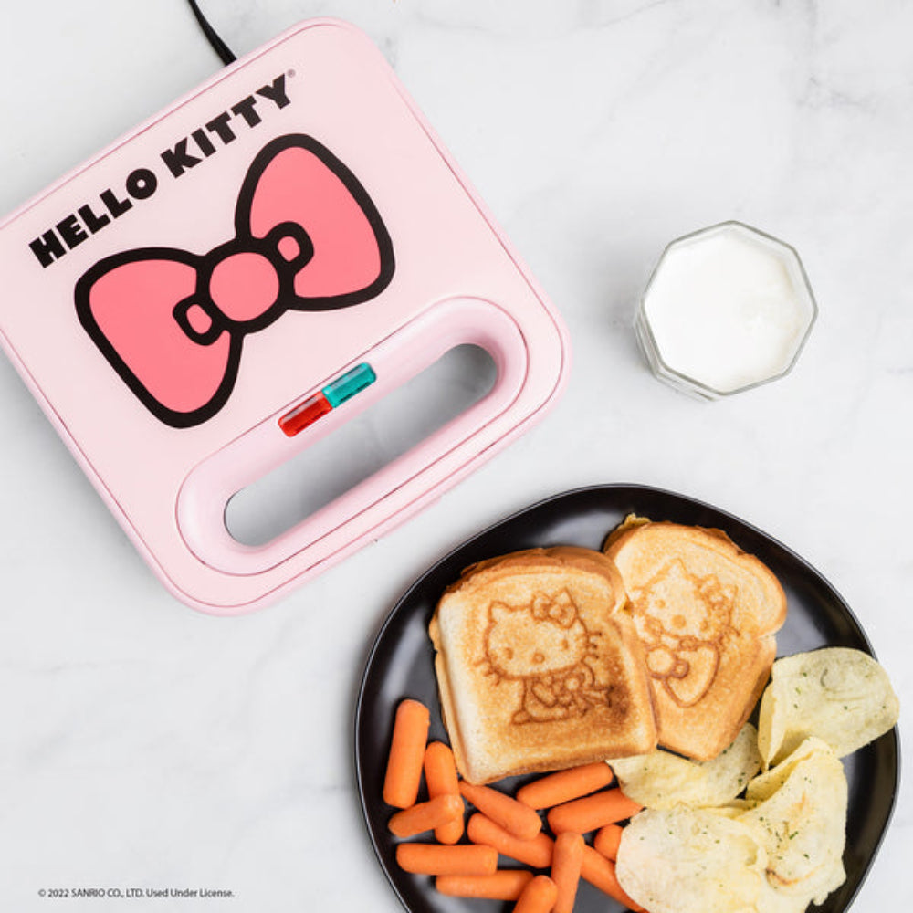 Máquina para hacer queso a la parrilla PP/KIT/HK2 de Hello Kitty, color rosa