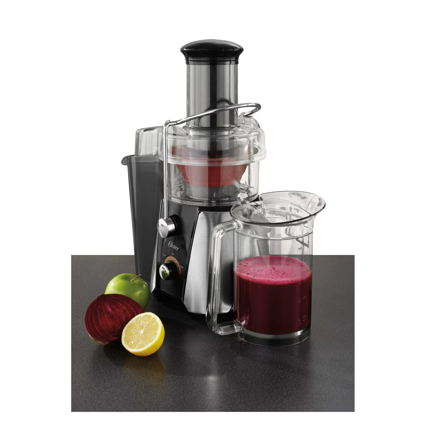 Oster FPSTJE901000 Justsimple 2-Speed Juice Extractor with Easy clean and Extra Wide Feed Chute - Black