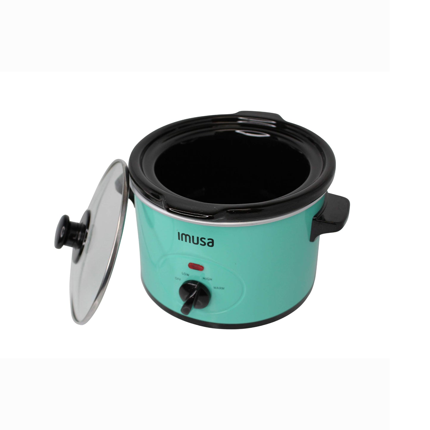 IMUSA GAU80113T 1.5 Quart Slow Cooker with Glass Rid - Teal