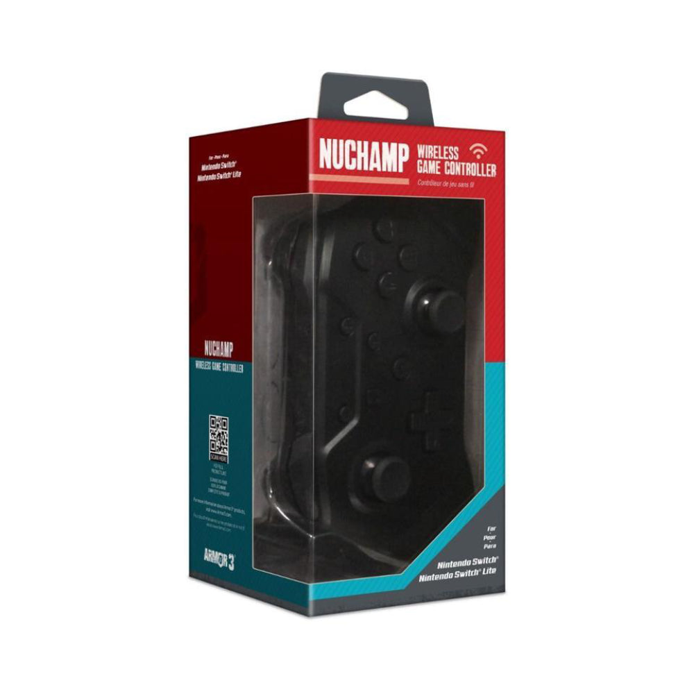 Mando inalámbrico Armor3 para Nintendo Switch/Lite, color negro