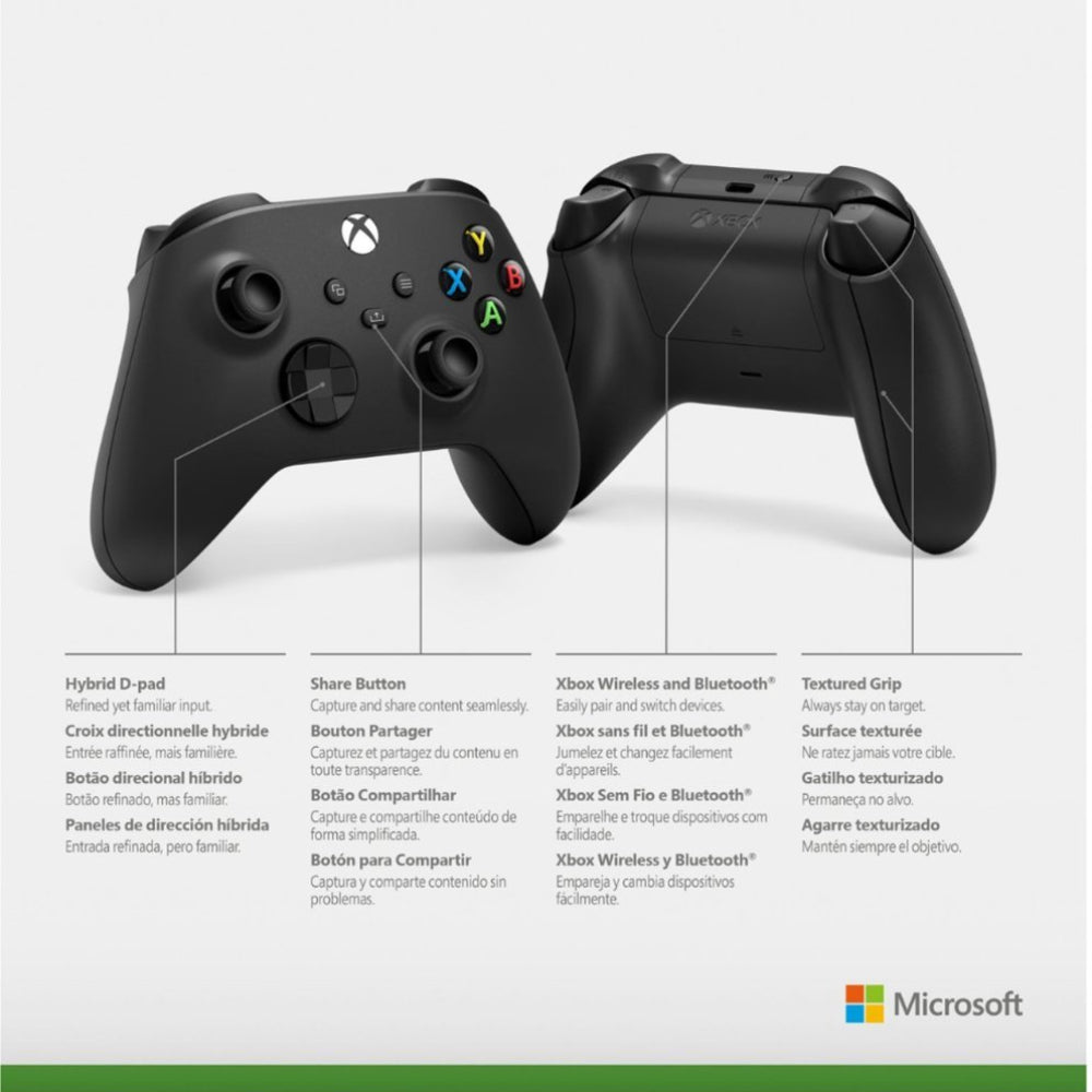 Microsoft Wireless Controller for Xbox Series X/S and Windows Devices - Carbon Black