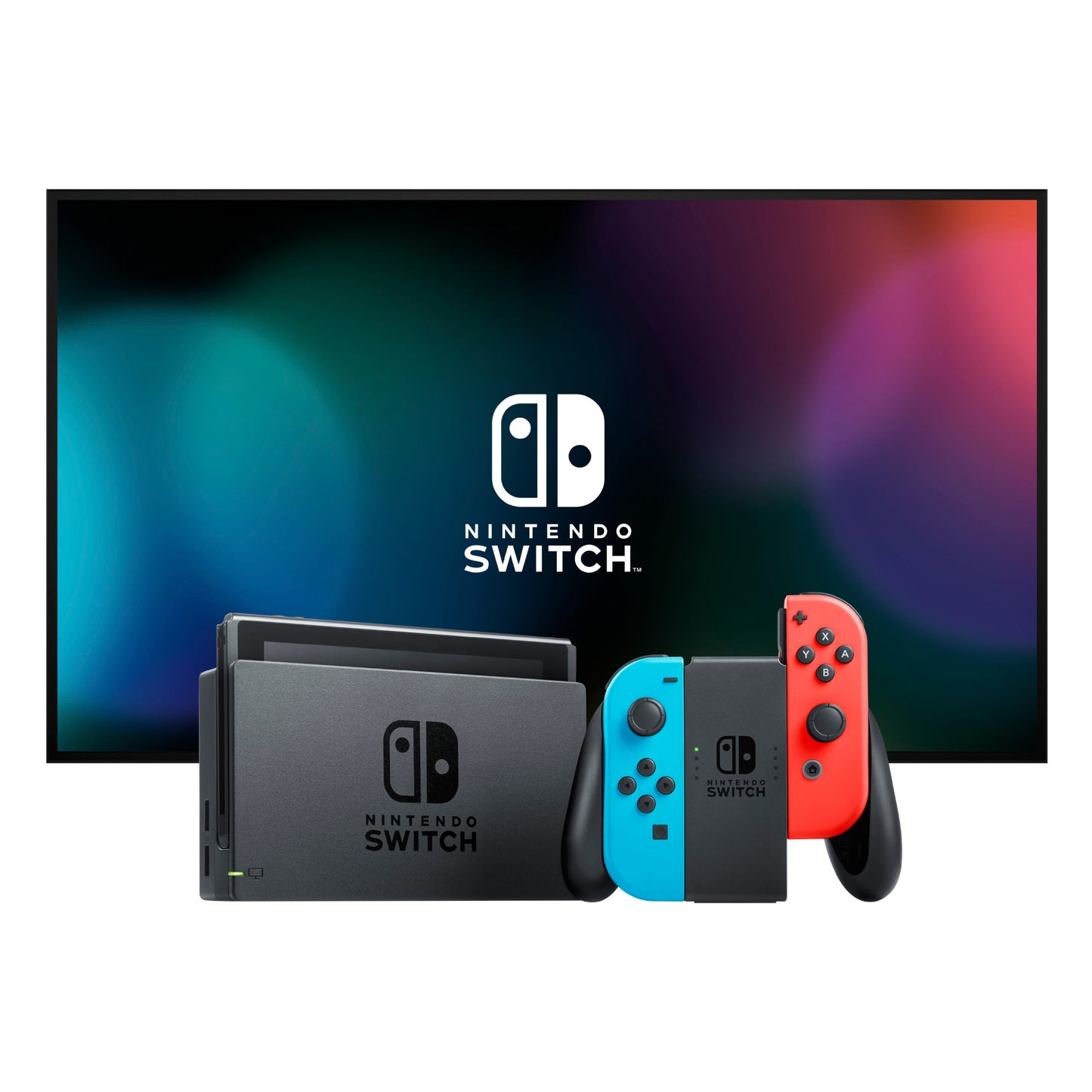 Nintendo Switch Neon Joy-Con + Mario Kart 8 Deluxe