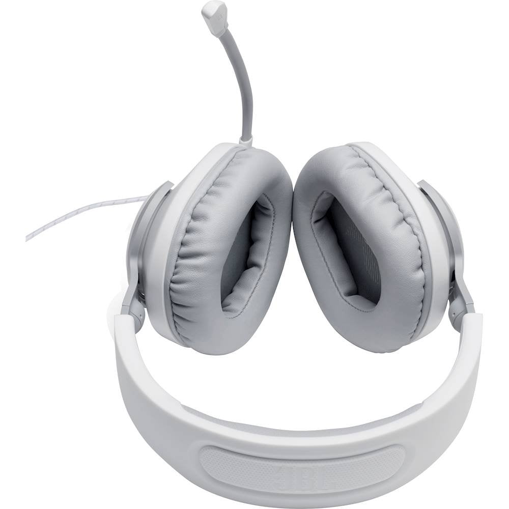 Auriculares con cable para juegos supraaurales JBL Quantum 100X, color blanco