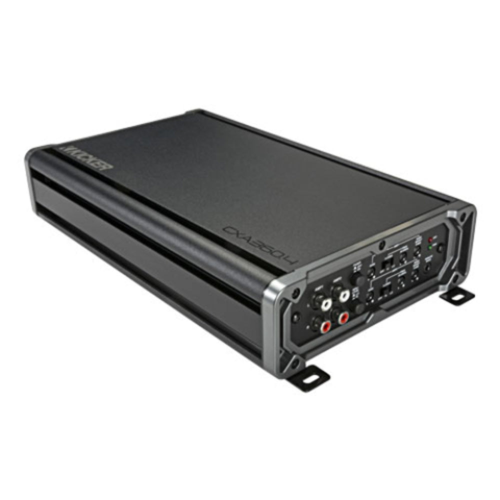 Kicker 46CXA3604 4-Channel Full-Range Amplifier with Variable Crossovers