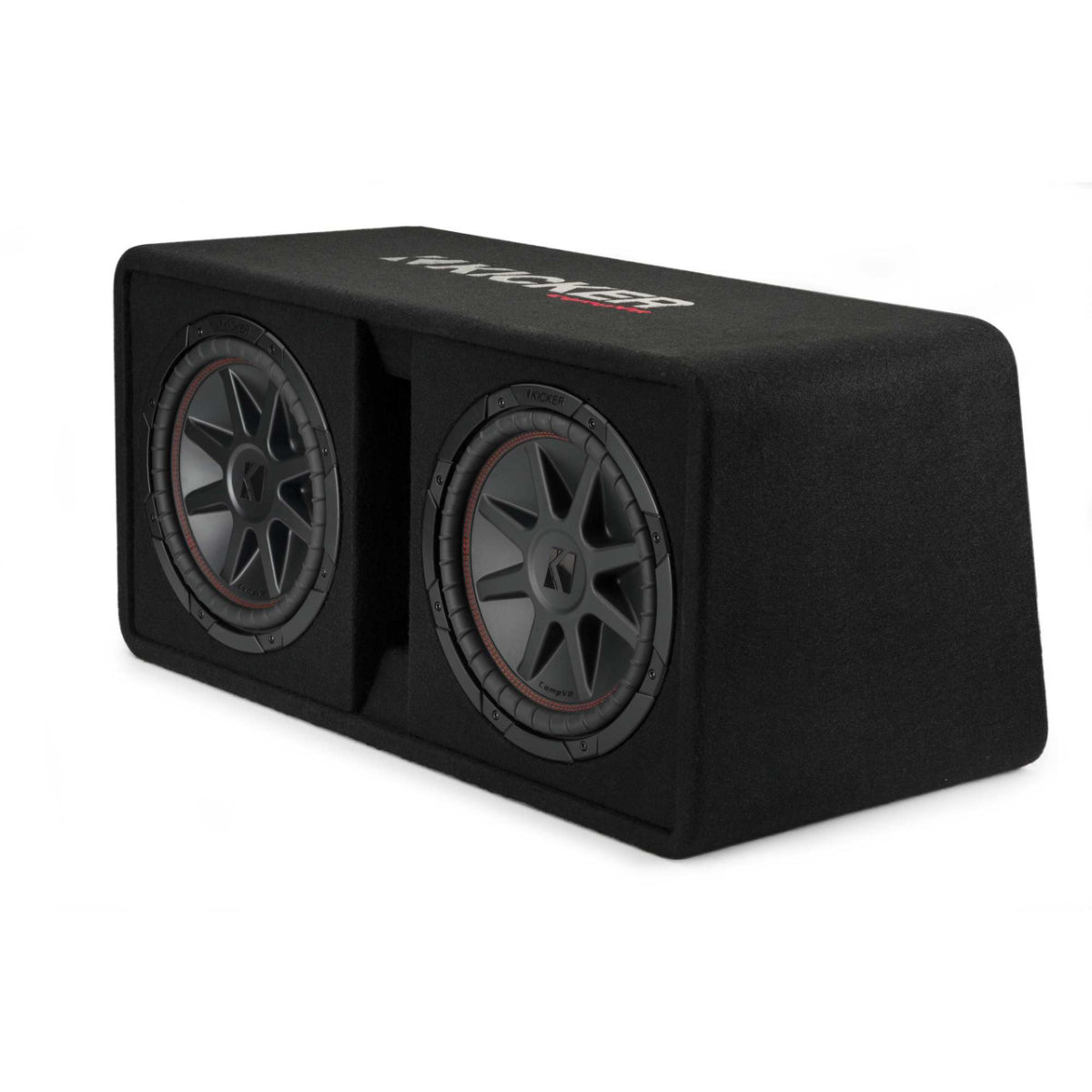 Subwoofers dobles Kicker 48DCVR122 de 12", color negro