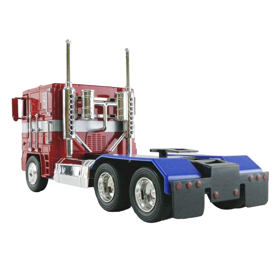 Jada Toys Transformers G1 Optimus Prime Truck with Robot Truck