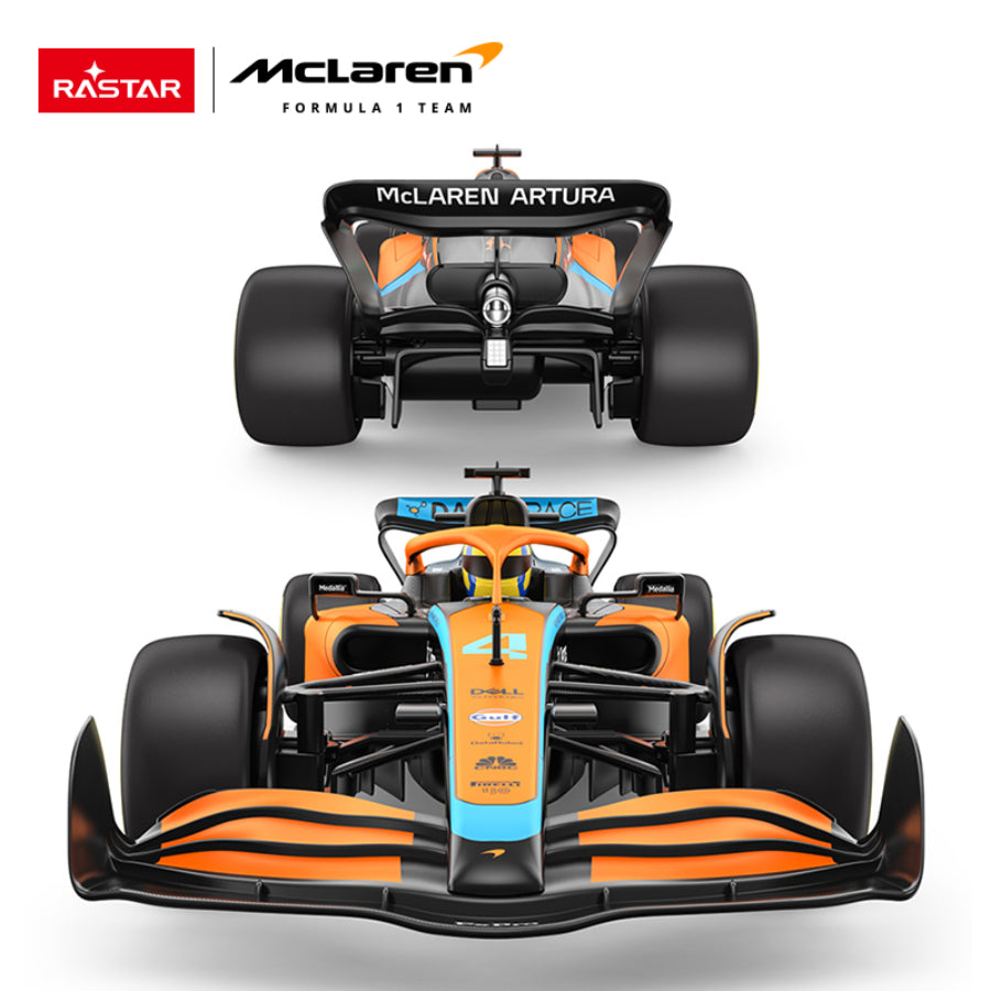 Coche de juguete a control remoto McLaren F1 MCL36 Rastar RC 1:12 - Naranja