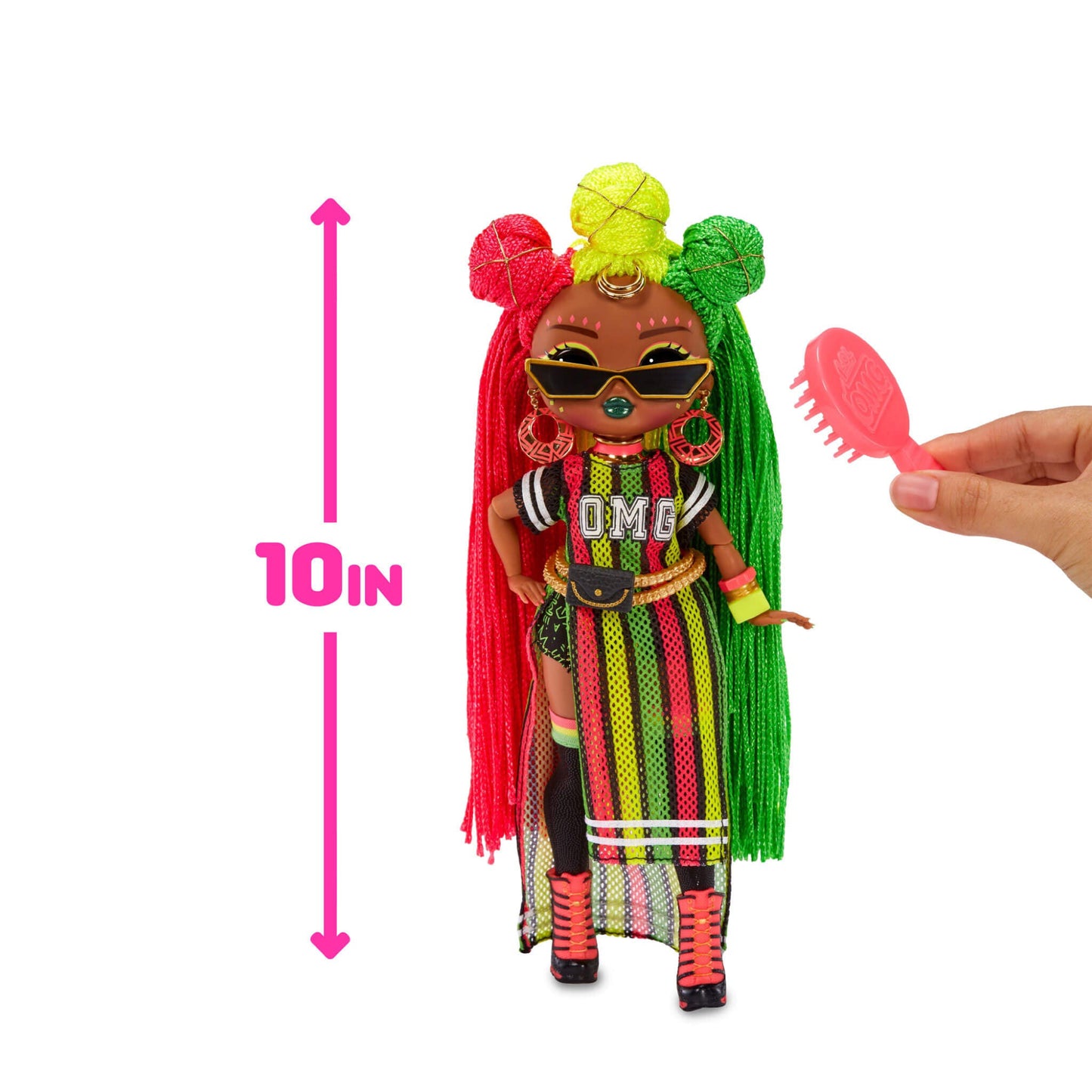 ¡LOL Surprise! Muñeca de moda OMG Queens Sways con 20 sorpresas
