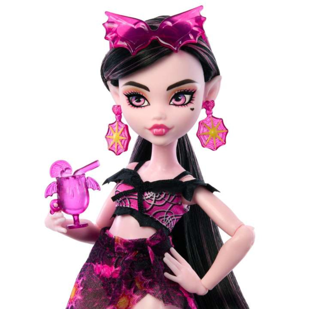 Monster High Scare-Adise Island Draculaura Fashion Doll with Swimsuit and Accessories