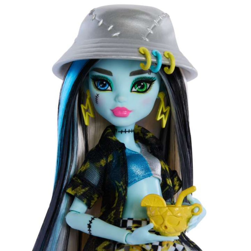 Monster High Scare-Adise Island Frankie Stein Fashion Doll with Swimsuit & Accessories