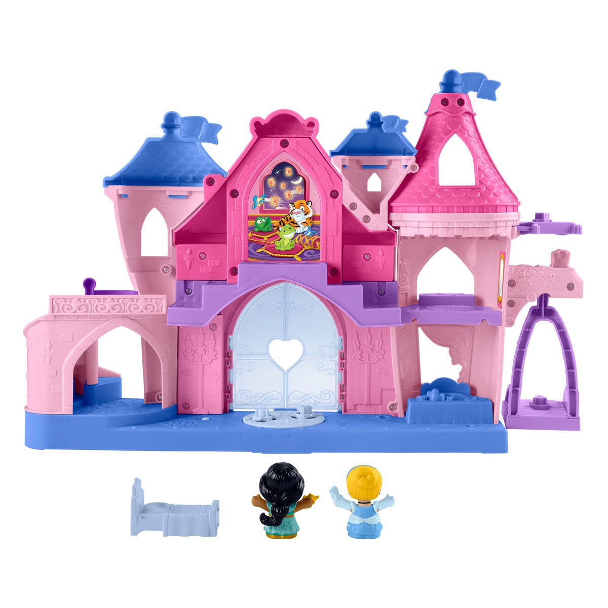 Luces mágicas y castillo danzante de las princesas Disney Little People de Fisher-Price