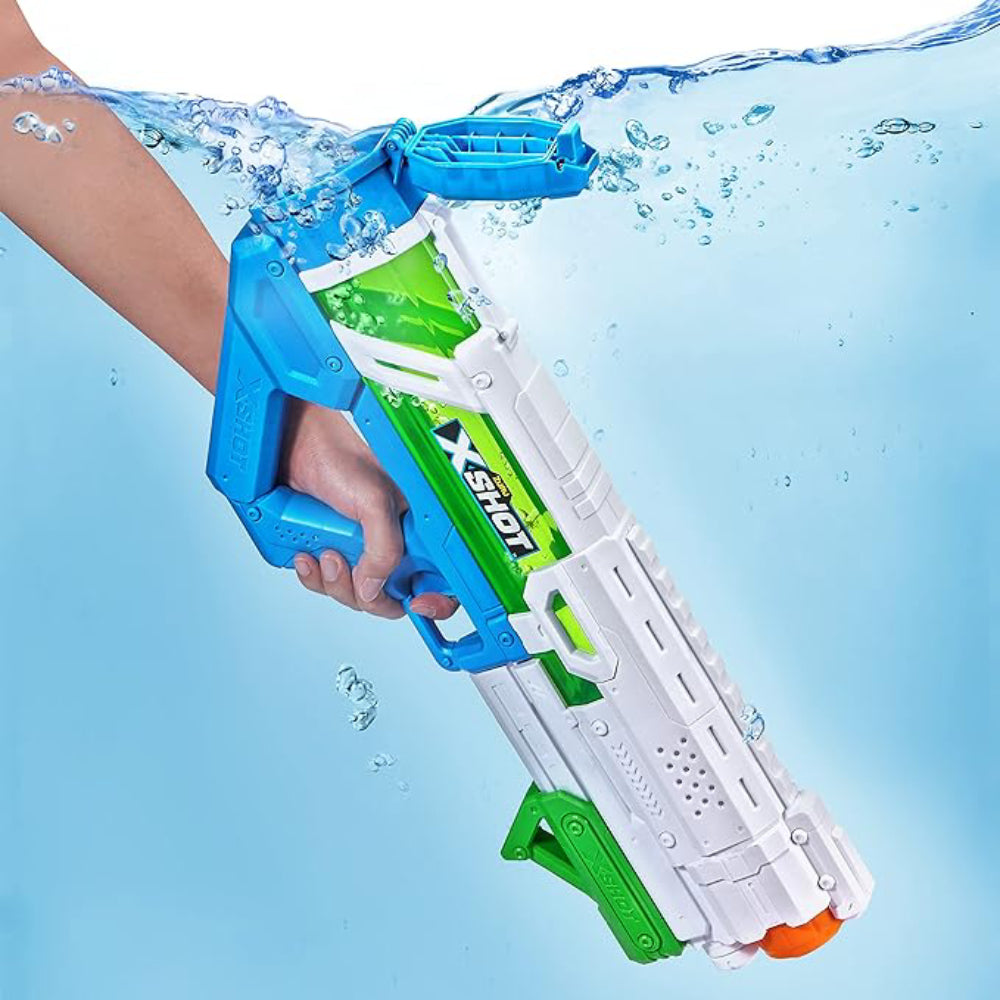 Pistola de agua de recarga rápida X-Shot Water Warfare Epic - Nano Blue Wave