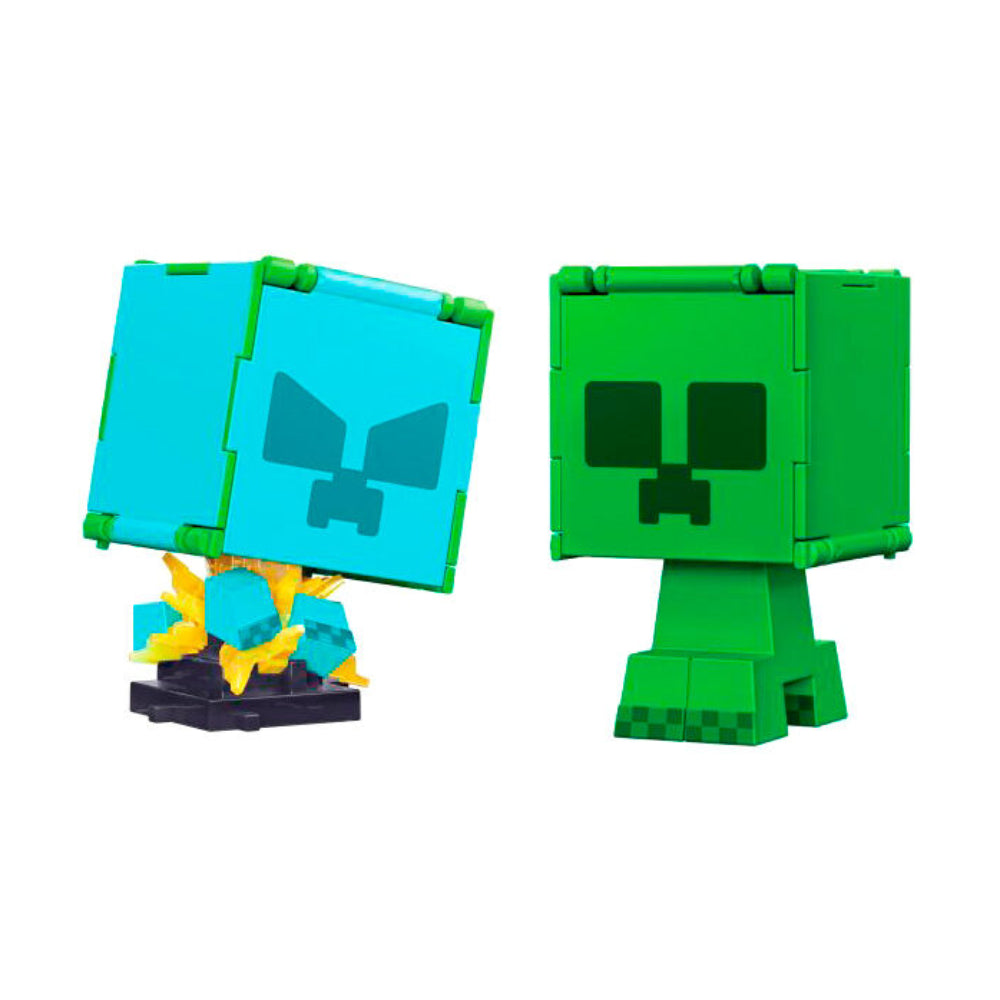 Surtido de figuras de juguete 2 en 1 Flippin' Figs de Minecraft