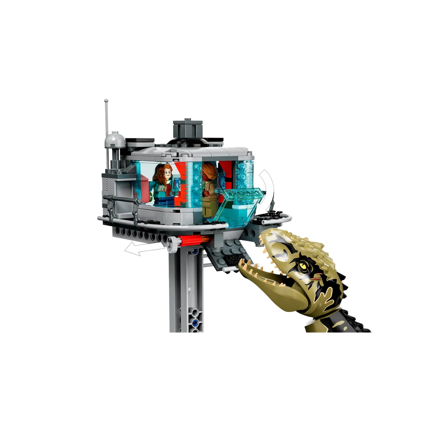 LEGO Jurassic World Giganotosaurus & Therizinosaurus Attack Building Toy Set (810-Pieces)