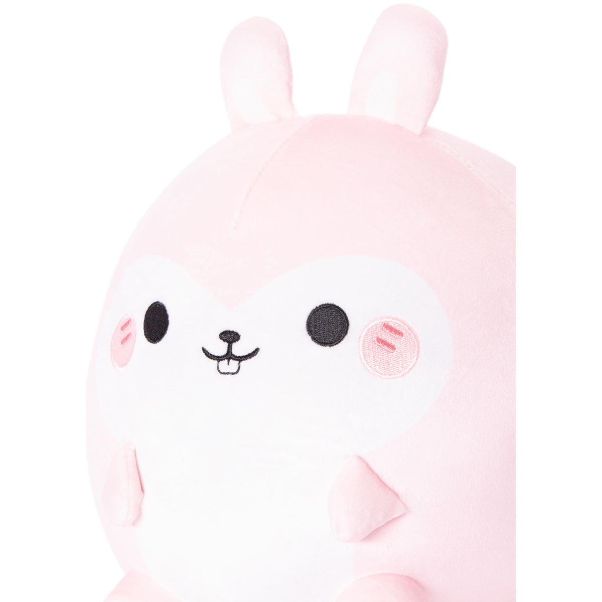Honeymaru Rolling Mochi 10" Bunny Plush Toy - Pink