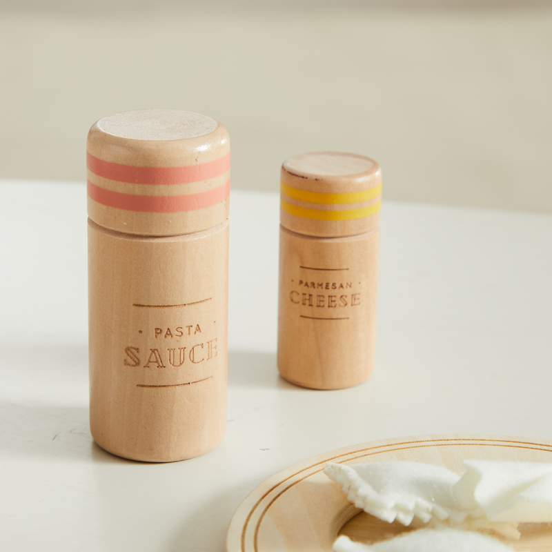 Juego de pasta Table It de Wonder &amp; Wise, color natural