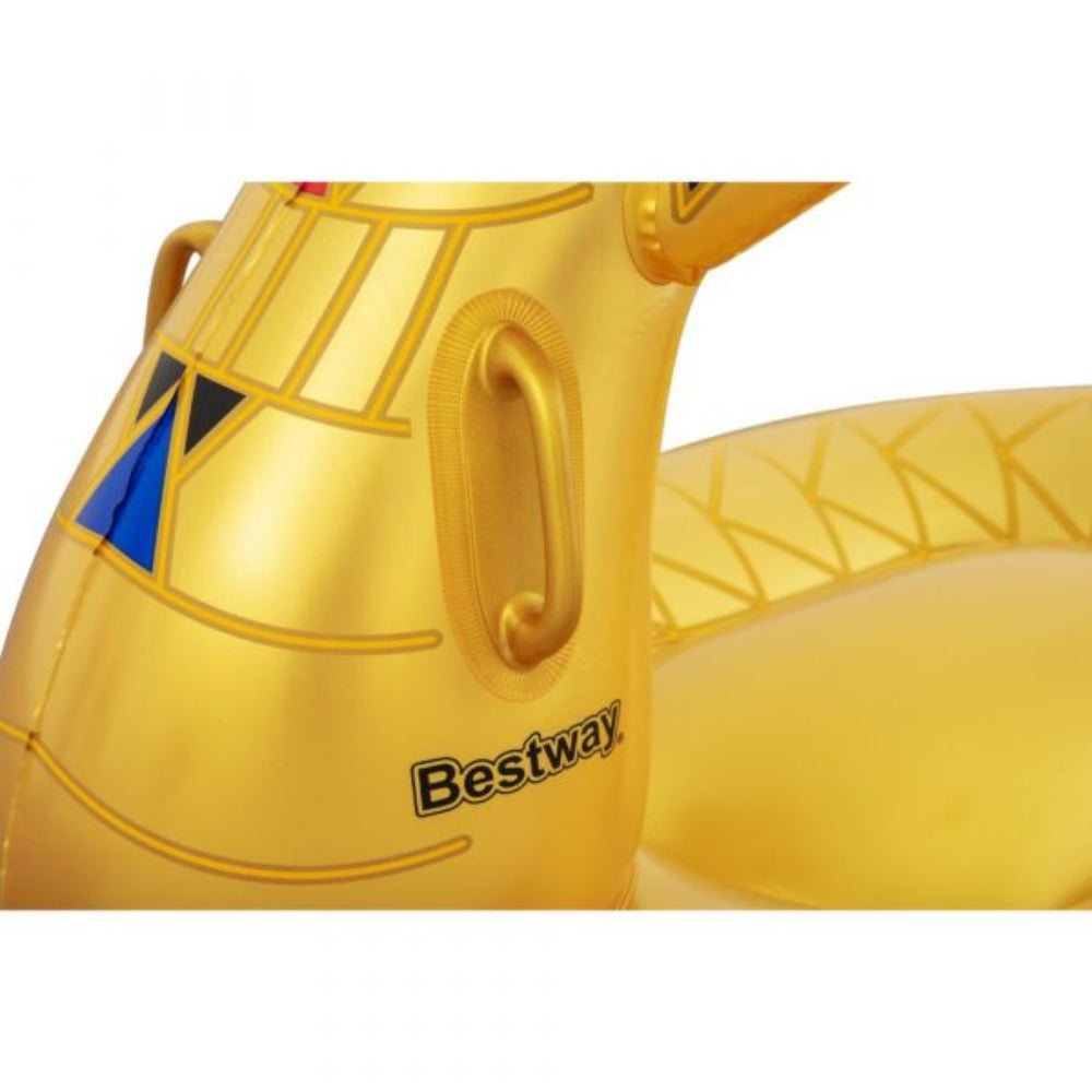 Bestway Golden Cobra Island Pool Float - Curacao