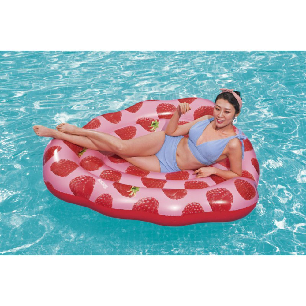 Bestway Summer Flavors Collection Scentsational Raspberry Scented Pool Float - Curacao