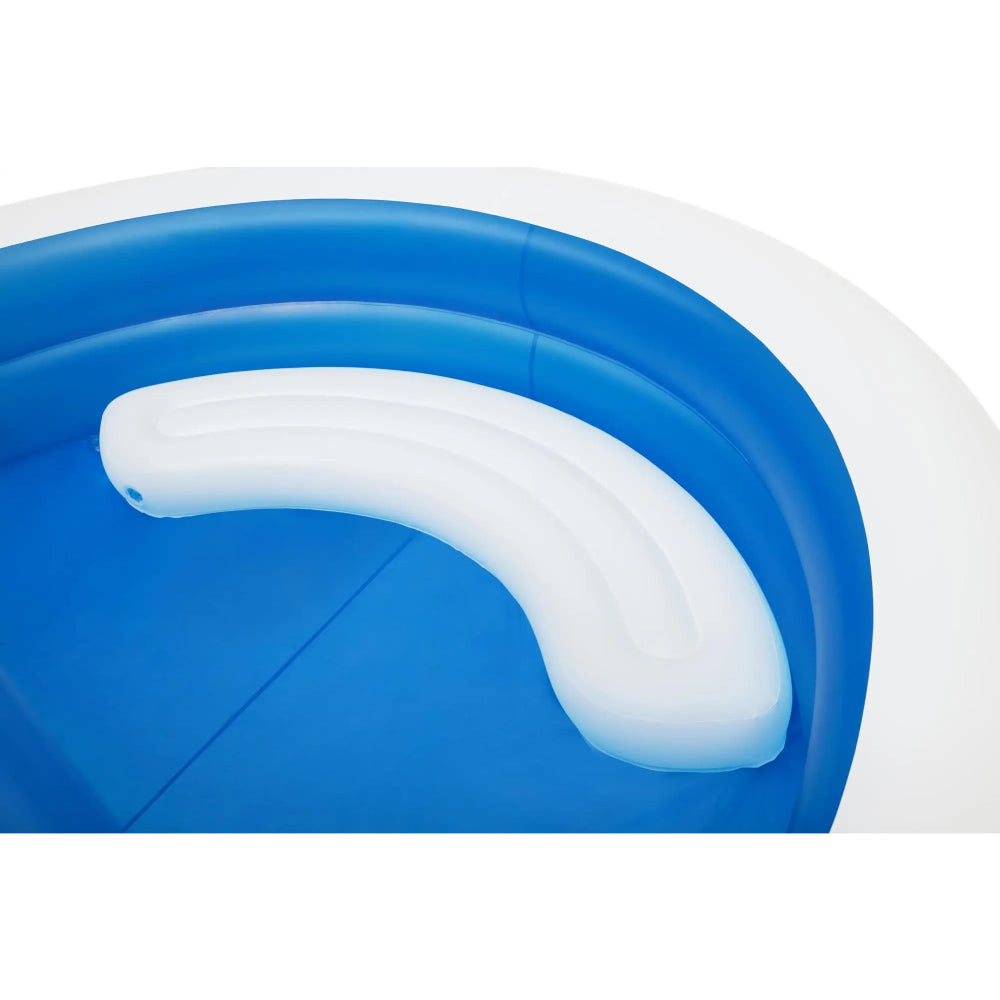 Bestway H2OGO! Summer Days Inflatable Round Family Pool with UV Careful Sunshade - Curacao