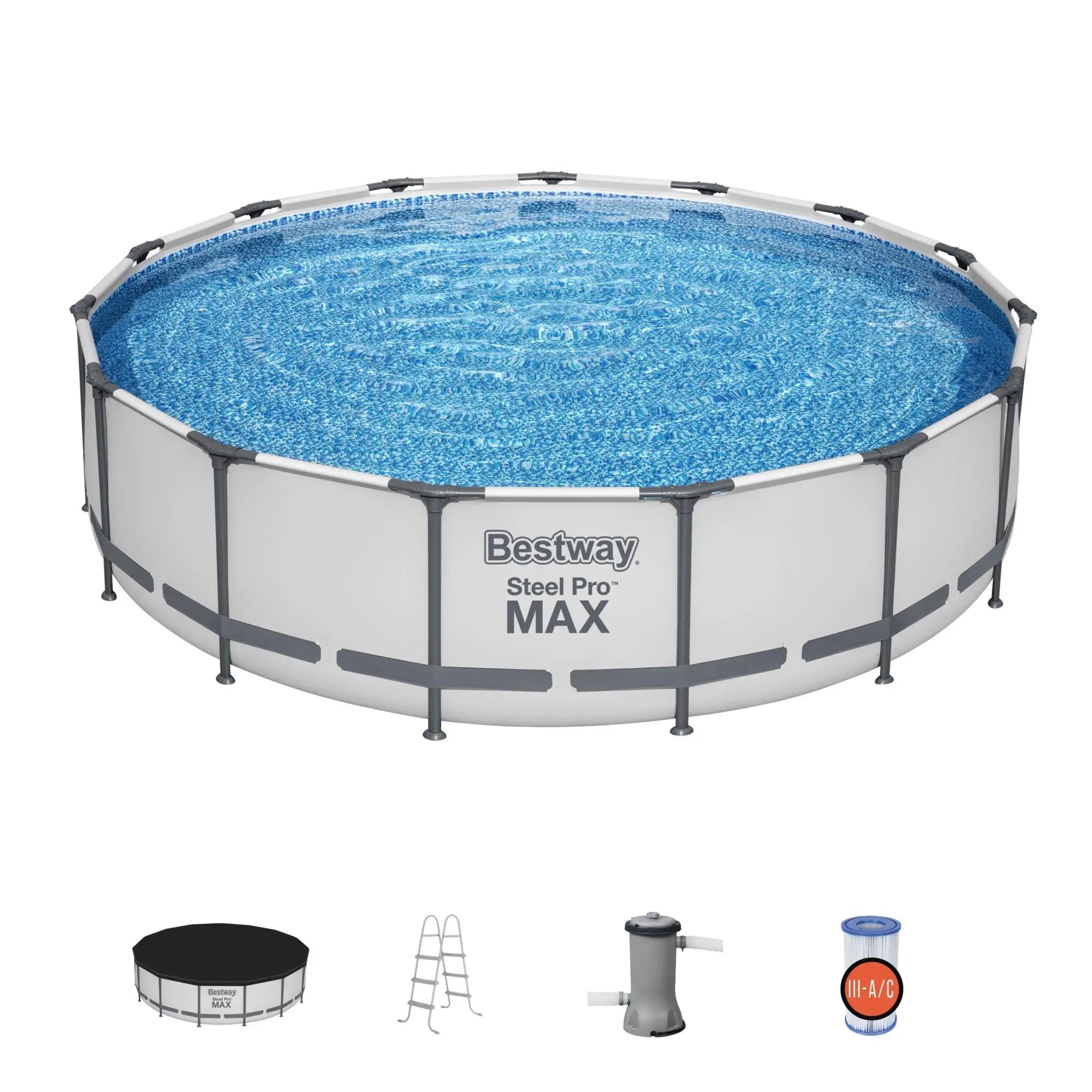 Bestway Steel Pro MAX 15'x42" Round Above Ground Swimming Pool