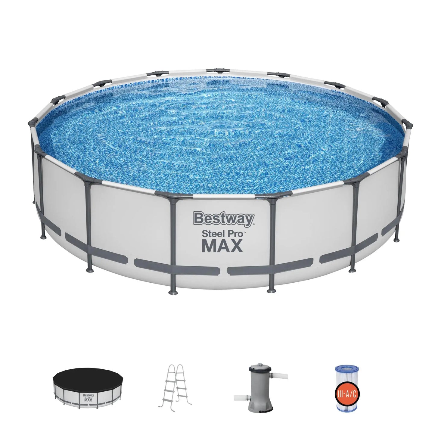 Piscina elevada Bestway Steel Pro MAX de 15' x 42"