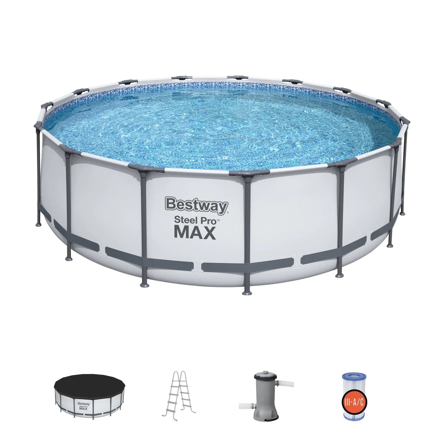 Piscina elevada Bestway Steel Pro MAX de 15' x 48"