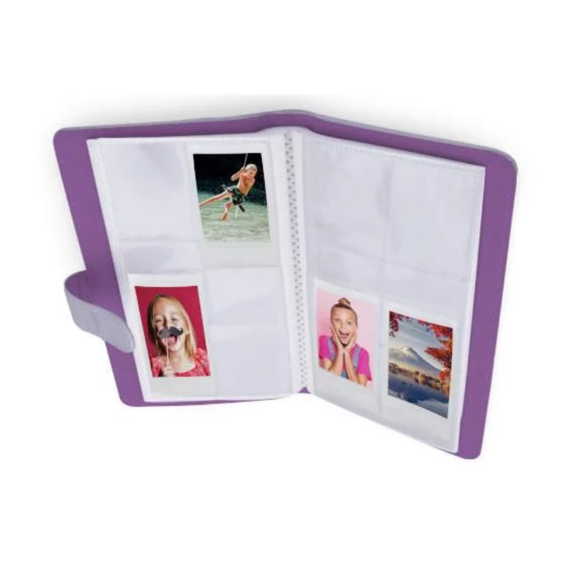 Digipower 256 Pocket Mini Photo Album for Fujifilm Instax Mini - Violet