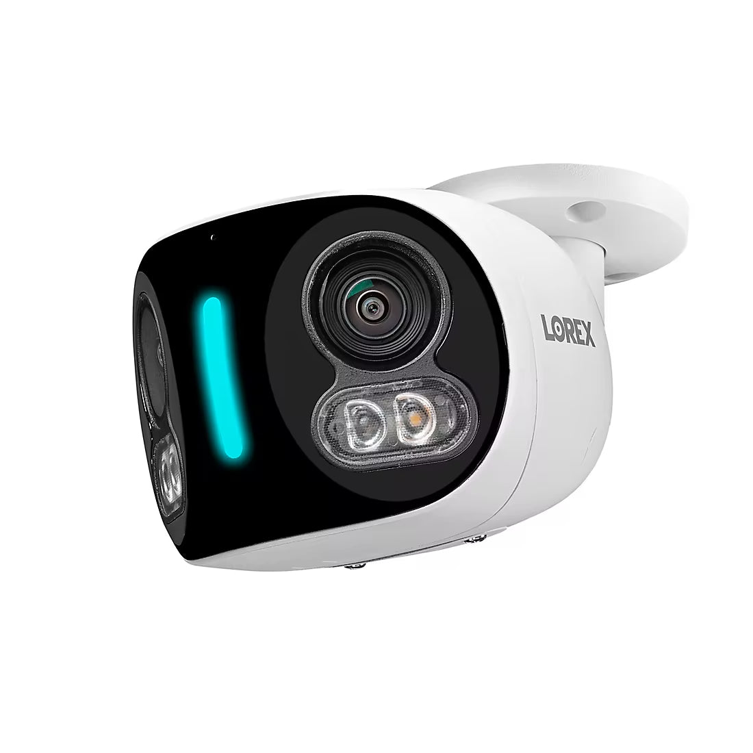 Lorex W891UADE 4K Dual Lens WiFi Security Camera with Smart Security Lighting - White