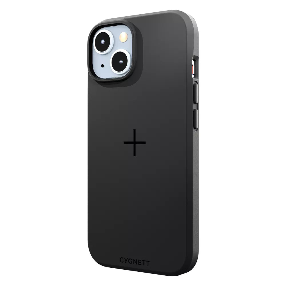 Funda protectora Cygnett MagShield compatible con MagSafe para iPhone 15 - Negro