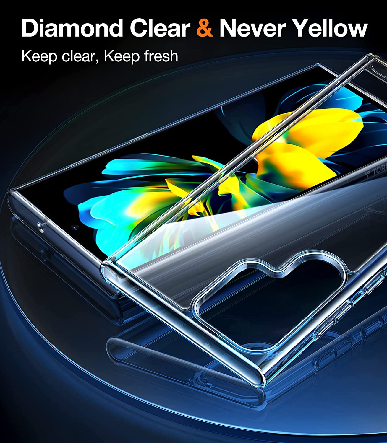 Funda TORRAS Diamond Series para Samsung Galaxy S23 Ultra - Transparente