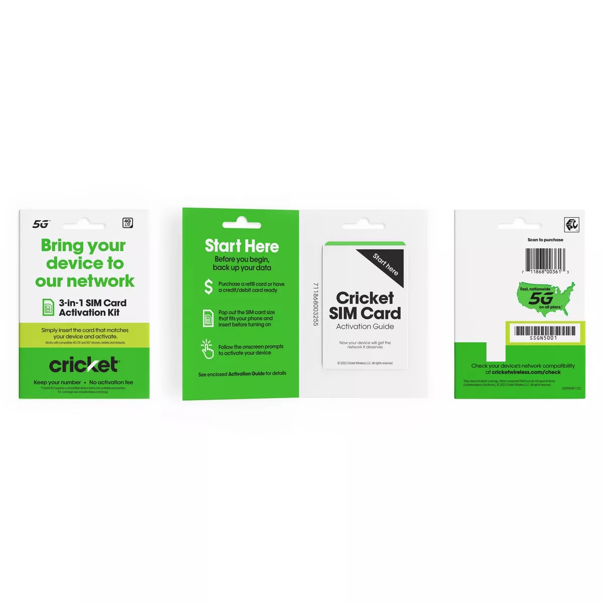 Cricket 5G SIM Kit