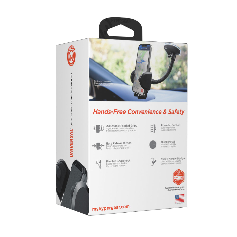 HyperGear Universal Windshield Phone Mount - Black