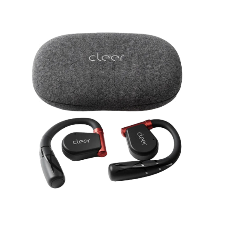 Cleer Arc II Sport True Wireless Open-the-Ear Earbuds - Red/Black