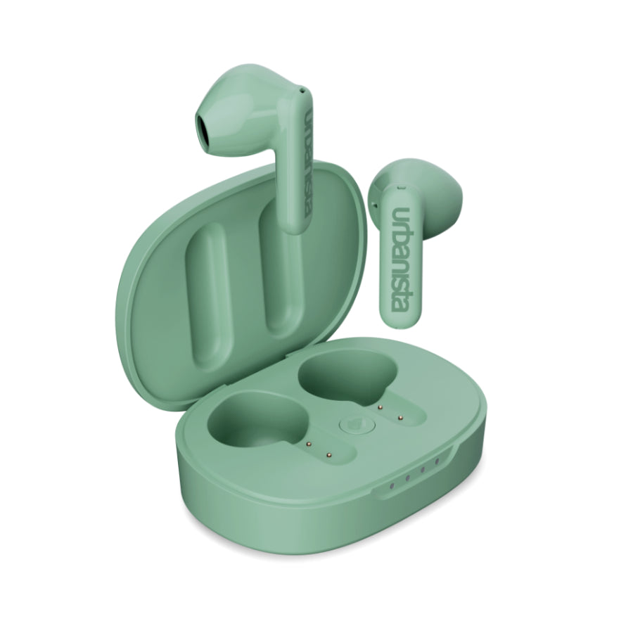 Urbanista 49335 Copenhagen Noise-Canceling True Wireless Earbuds with Dual Microphones - Sage Green
