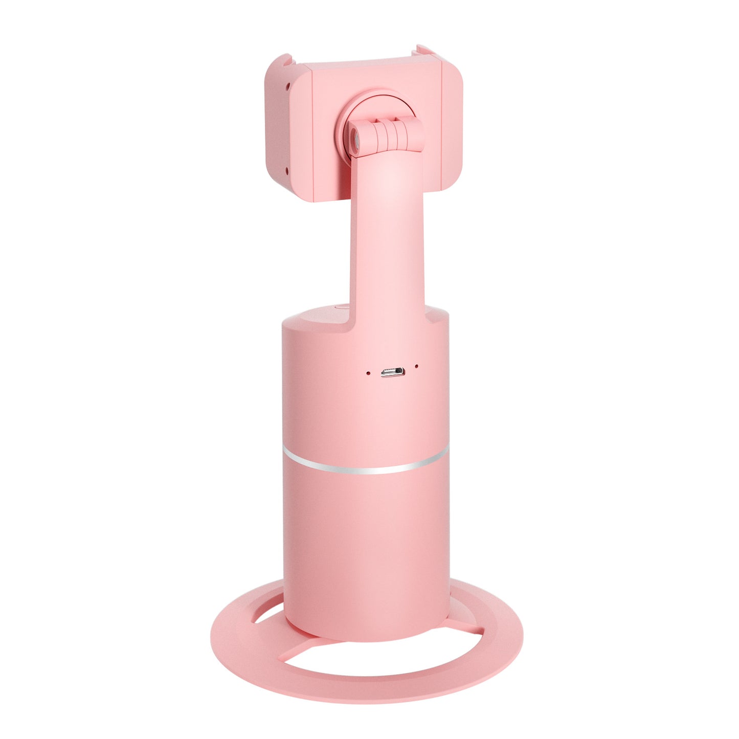 Soporte para teléfono móvil con trípode y transmisión multiángulo, color rosa