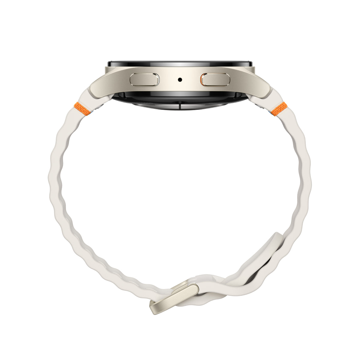 Reloj inteligente Samsung Galaxy Watch7 de 40 mm con caja de aluminio y correa color crema - LTE