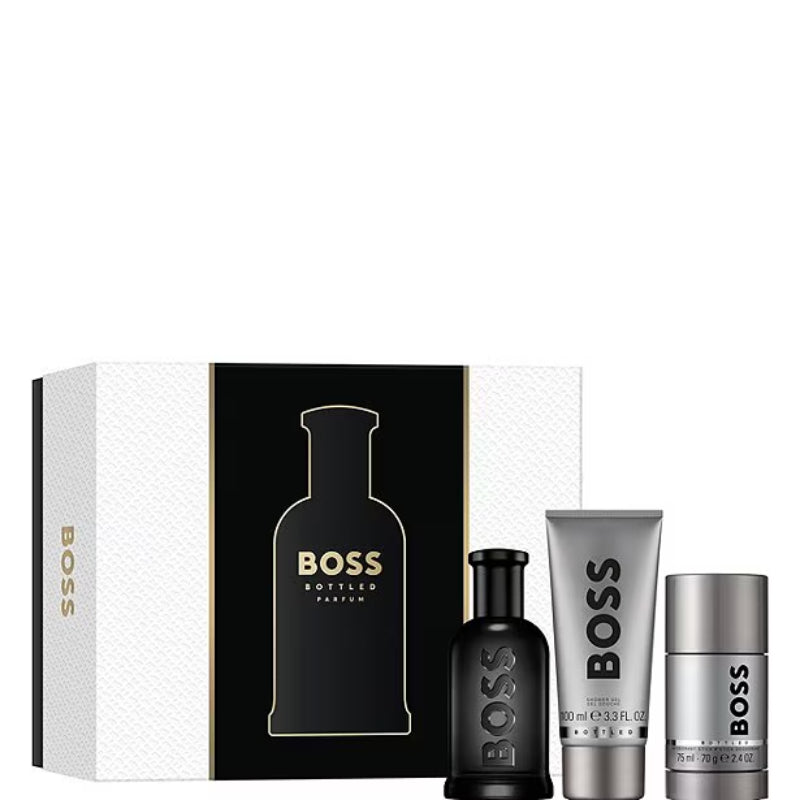 Hugo Boss Men's Bottled Parfum Gift Set - 3 pc