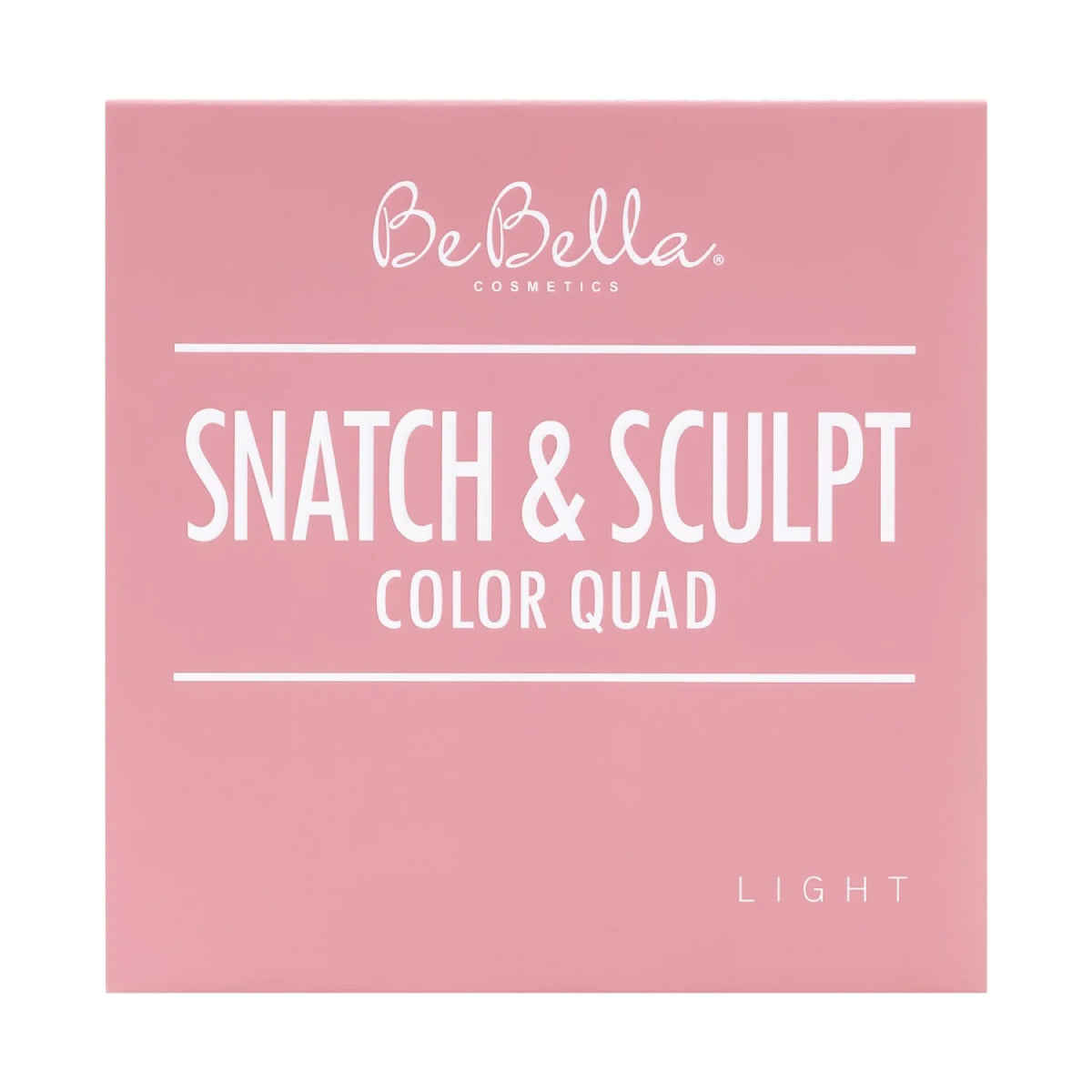 Paleta cuádruple Beauty Creations Bebella Light Snatch &amp; Sculpt (4 tonos)