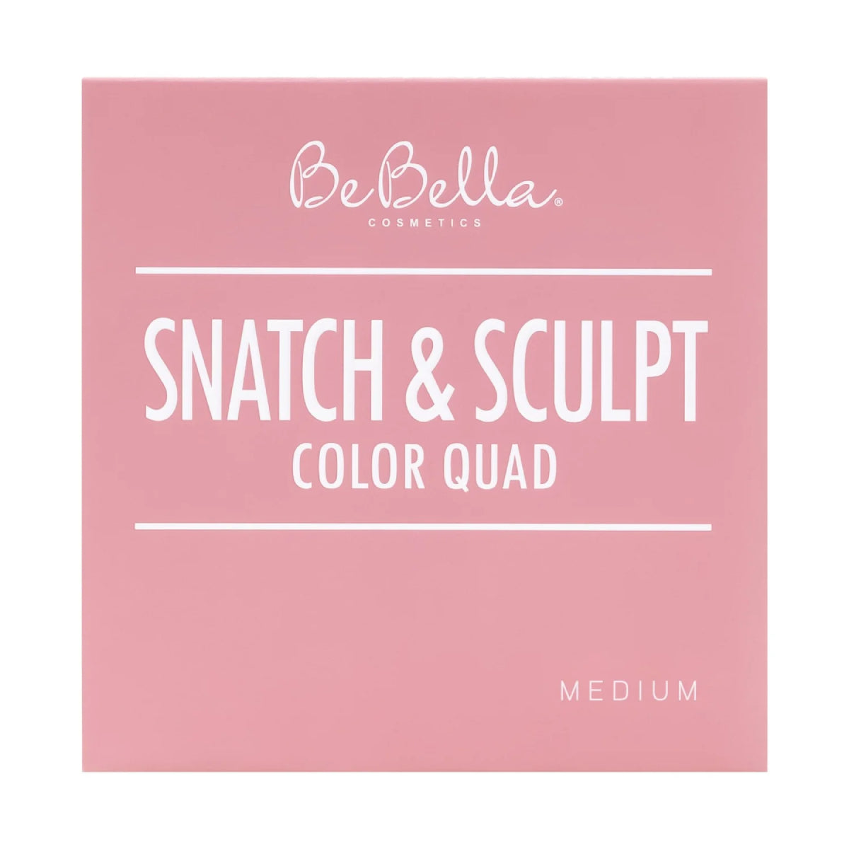 Paleta cuádruple Snatch &amp; Sculpt Medium Bebella de Beauty Creations (4 tonos)