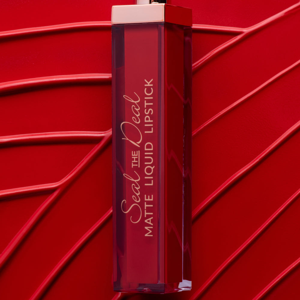 Lápiz labial líquido mate Seal The Deal de Beauty Creations: atractivo (rojo)