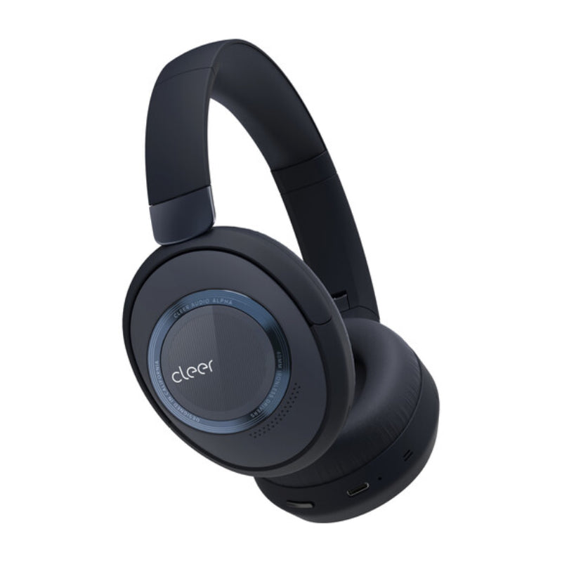 Cleer Alpha Active Noise cancelling Bluetooth Over-the-Ear Headphones - Blue