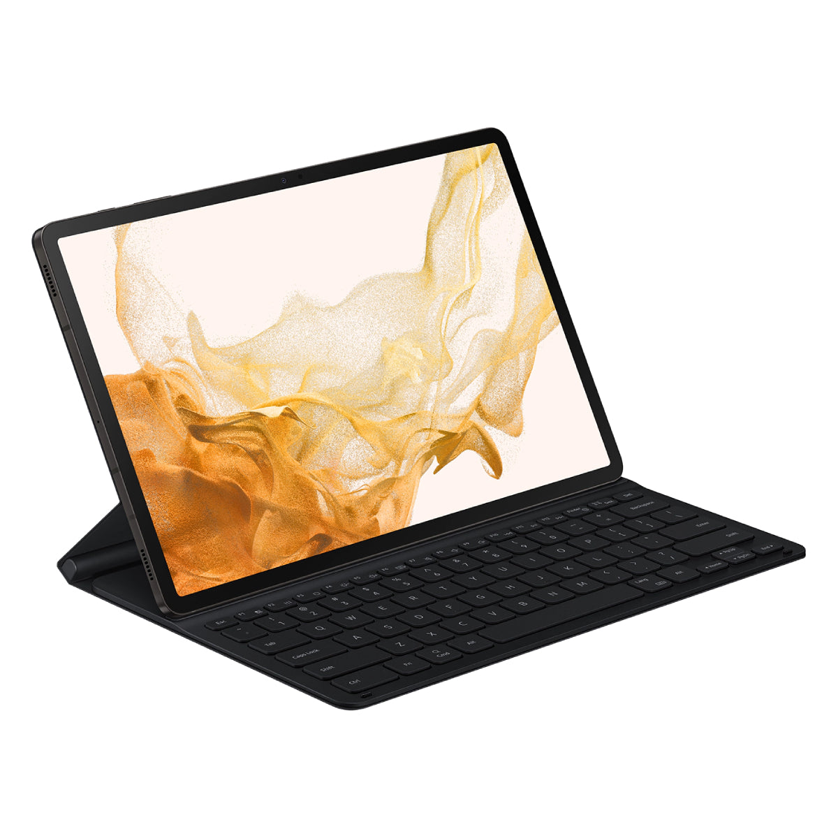 Samsung Mystic Black Keyboard Cover For Galaxy Tab S7 FE, Tab S8+